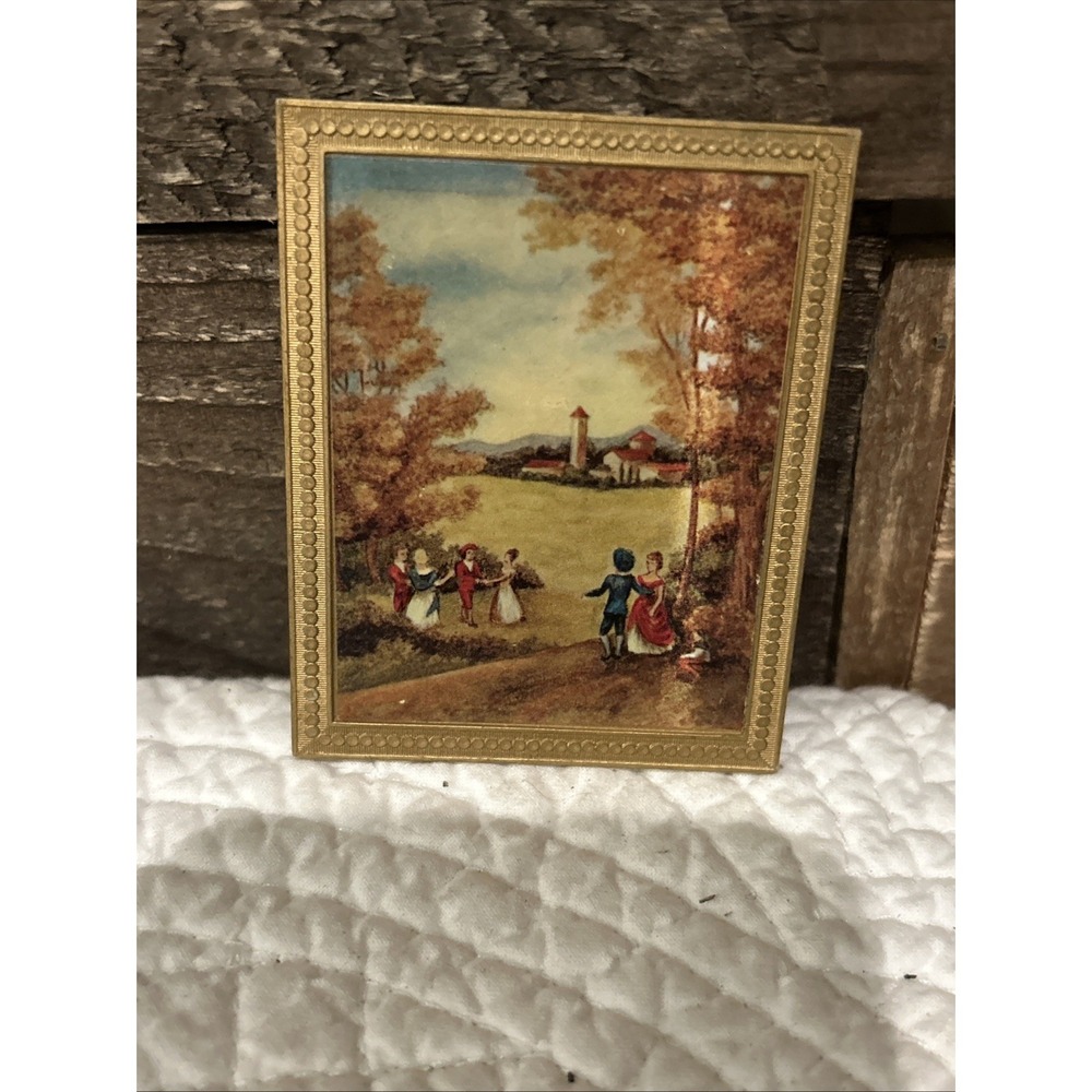 Vintage Ideal Petite Princess Miniature Dollhouse Wall‎ Painting